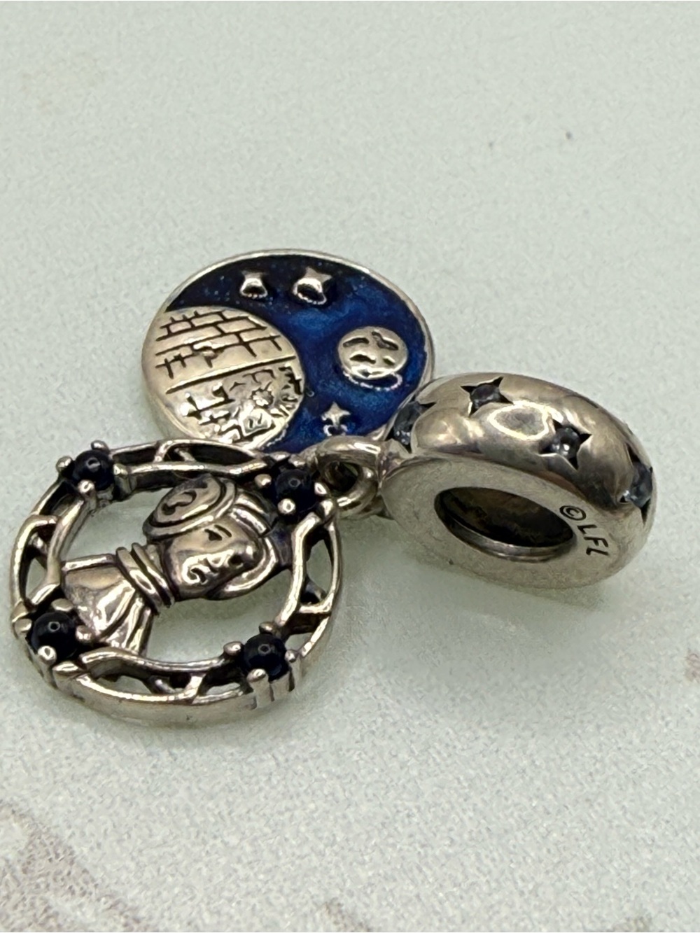 Pandora Disney “Don’t Mess w This Princess” LEIA STAR WARS Charm